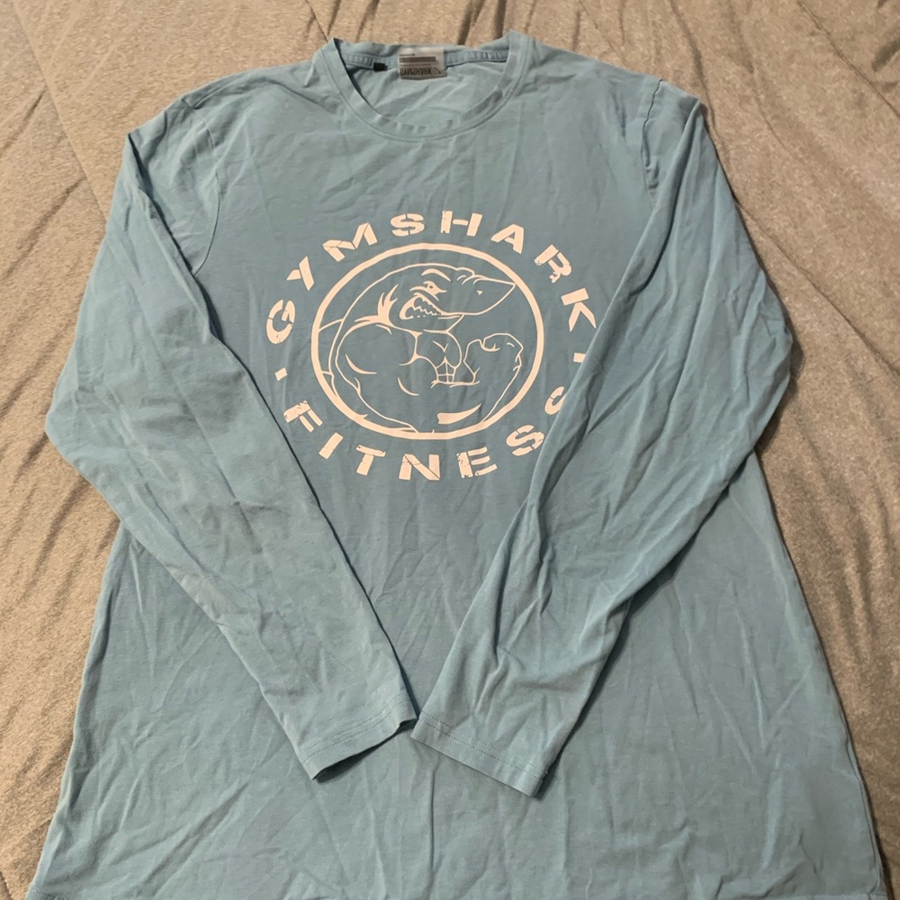 men’s Gymshark logo longsleeve graphic tee